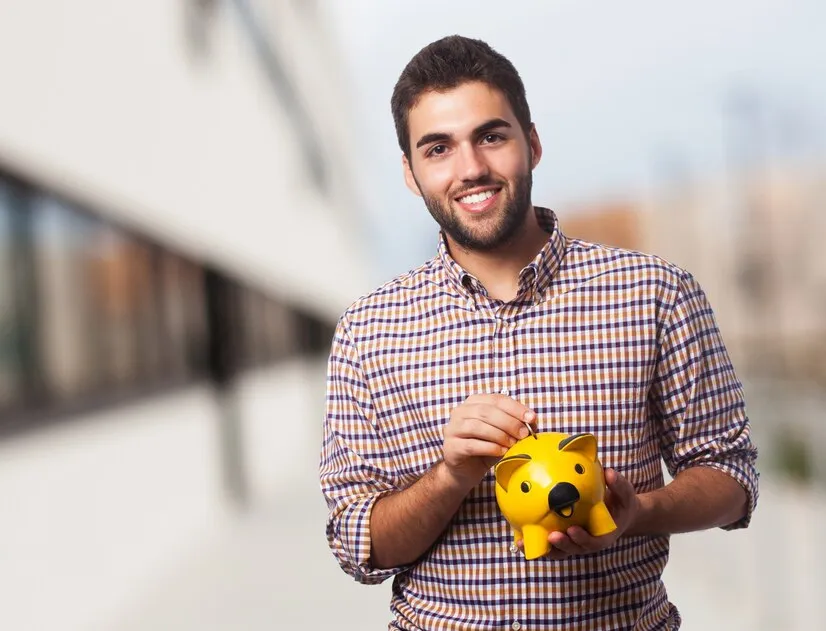 Business professional with thumbs up